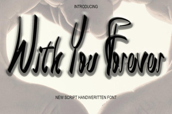 A Calming Review of Whith You Forever, a Script Font for Editorial Mood