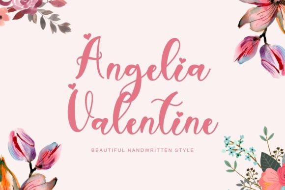 Angelia Valentine: A Script Font for Editorial Elegance