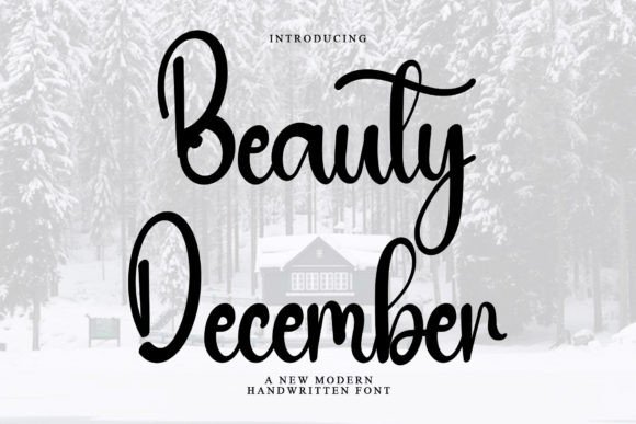 Beauty December: A Font for Friendly & Consistent Brand Design