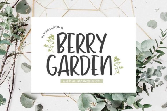 Berry Garden Font: A Natural Boost for Your Small Business Brand