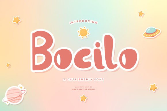 Bocilo: A Cute Script Font for Digital Design