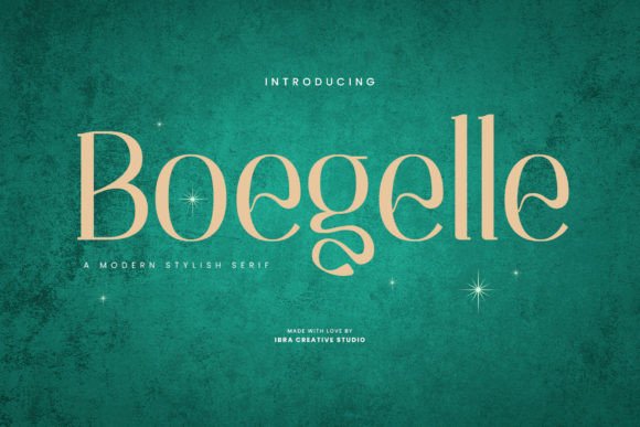 Boegelle: A Typeface Built for Modern Campaign Impact