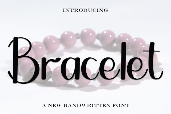 Bracelet: The Elegant Handwritten Font for Real Branding Projects