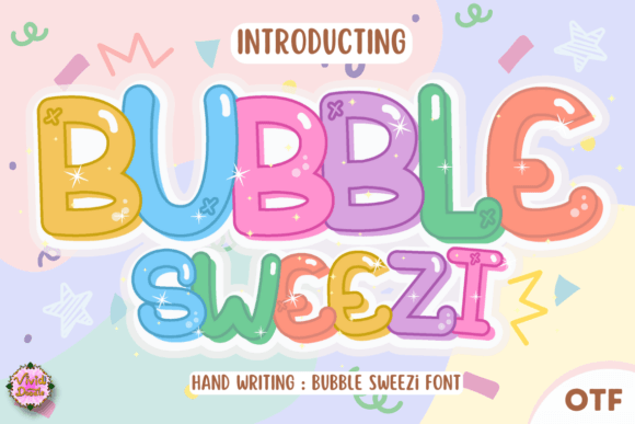 Bubble Sweezi: A Festive Script Font for Editorial Personality