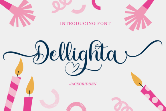 Dellighta: A Script Font for Warm, Modern Designs