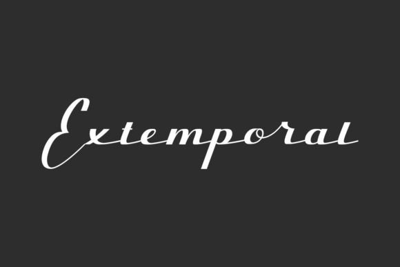 Extemporal Font: A Bold and Elegant Choice for Campaign Design