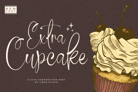 Extra Cupcake: A Script Font for Editorial Personality