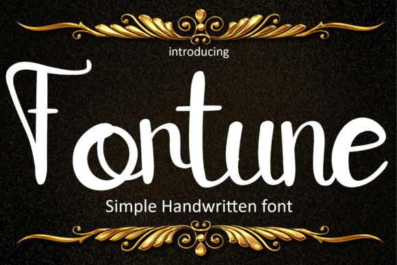 Fortune: A Modern Script Font with Professional Character