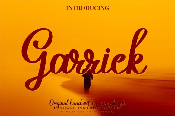 Garrick: An Authentic Script Font for Distinctive Brand Identity