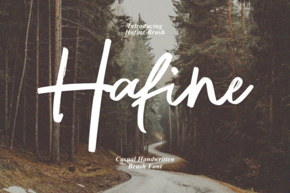 Hafine Brush: The Font That Puts a Friendly Face on Your Business