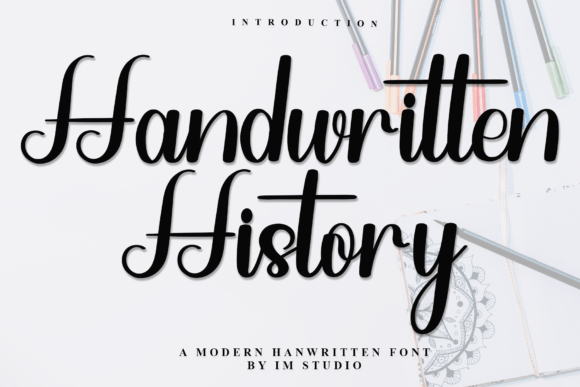 Handwritten History: A Festive Font for Brand Charm