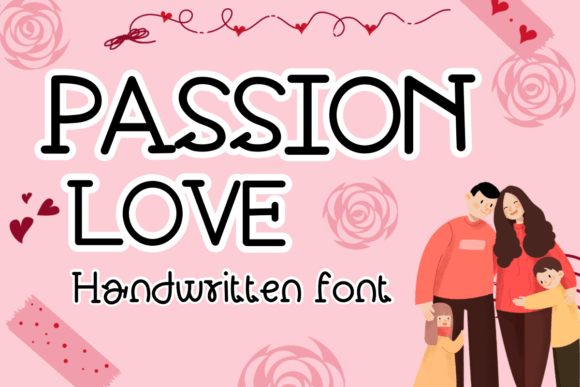 Infuse Your Creations with the Handwritten Charm of Passion Love