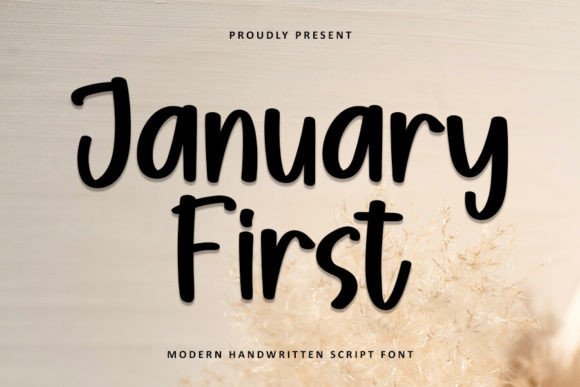 January First: A Festive Font for Building a Consistent Brand