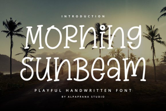 Morning Sunbeam: The Craft-Friendly Handwritten Font