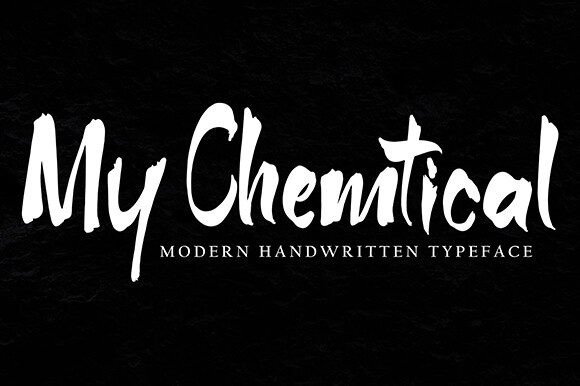 My Chemtical: A Friendly Handwritten Font for Editorial Personality