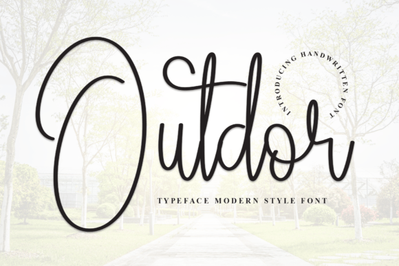 Outdor: A Friendly Handwritten Font for Editorial Warmth