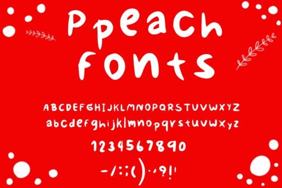 Ppeach: A Handwritten Font for Makers and Creative Businesses