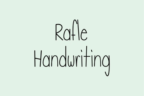 Rafle: The Friendly Handwritten Font for Your Brand