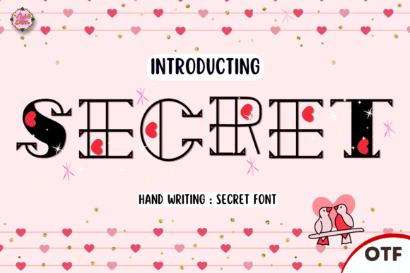 Secret: An Editorial Font Designed for Festive Expression