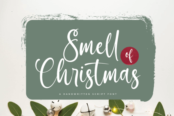 Smell of Christmas Font: A Script Typeface for Handmade Projects