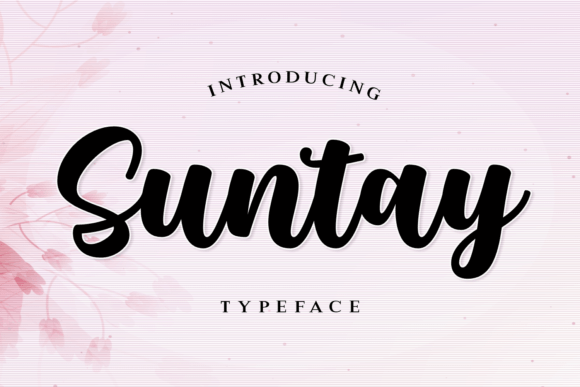 Suntay: A Bold Handwritten Font for Distinctive Branding