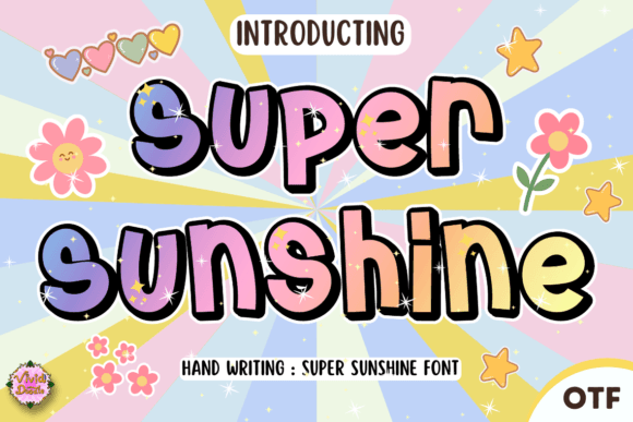 Super Sunshine: The Handlettered Font for Joyful Creative Products