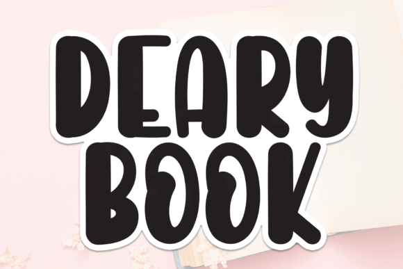 The Deary Book Handwritten Font: A Digital Design Asset
