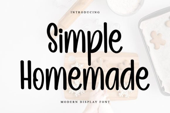 The Simple Homemade Font: A Beautiful Asset for Digital Design