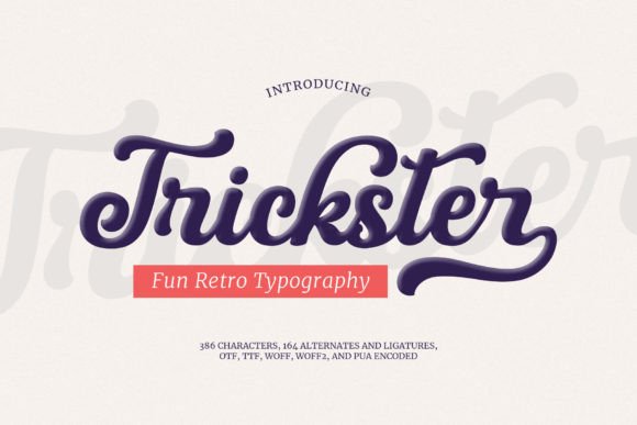 The Trickster Font: A Creative Tool for Building a Trustworthy Brand