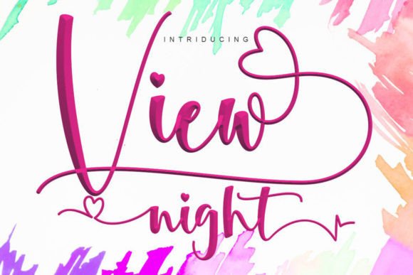View Night: The Handwritten Font Made for Makers
