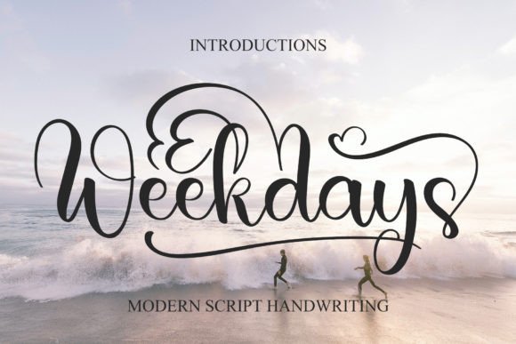 Weekdays: A Versatile Handwritten Font for Brand Identity
