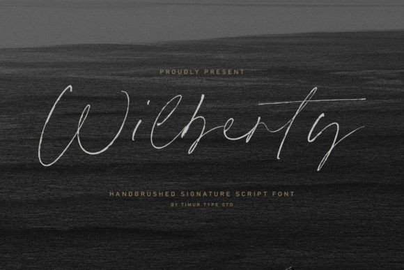 Wilberty: An Elegant Script Font for Marketing and Design