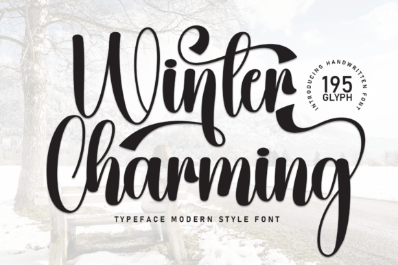 Winter Charming: A Font That Makes Your Business Look Friendly and Professional