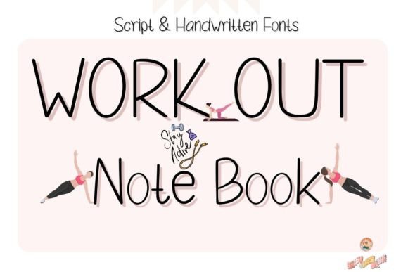 Workout Note: A Modern Handwritten Font for Web Design